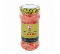 Gingembre confis pour sushis - Assaisonnement pour sushis et makis - Marque COQ - 360g 1 pot