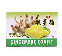 Gingembre confit en tranches - Ginger Slice (125g)