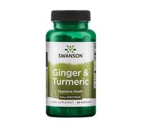 Swanson Gingembre & Curcuma - 60 Capsules