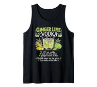 Gingembre Lime Vodka Recette de Cocktail drôle Barman Mixologie Débardeur