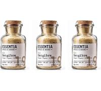 Gingembre moulu - Lot de 3 pots de 65g - Saveur intense et piquante - Épice polyvalente pour la cuisine - Riche en arômes - Origine portugaise - Produit gastronomique