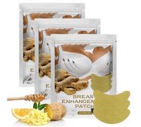 Ginger Breast Enhancement Patch,Collagen Breast Augmentation Firming Pad,Lifting Firming Ginger Extracts,Improves Sagging Breasts & Enhances Elasticity (30Pcs(3Box), Same size)