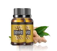 Ginger Essential Oil Belly Drainage, Belly Drainage Ginger Oil, Slimming Tummy Ginger Oil, Lymphatic Drainage Ginger Oil, Anti Cellulite Massage Oil, Ginger Massage Oil For Belly Fat (2PCS)