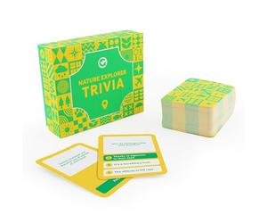 Ginger Fox Games Nature Explorer Jeu de cartes pour les amateurs de nature et les amateurs de plein air - Mettez vos connaissances sur la faune à l'épreuve ultime avec ce jeu de quiz rapide - Pour 2