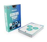 Ginger Fox Mensa Genius Test officiel - Testez votre puissance cérébrale - 50 cartes puzzle double face