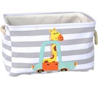 Ginger Home Caisse à jouets girafe pliable & panier à linge avec poignées - pour enfants et parents