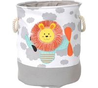 Ginger Home Panier à jouets et à linge pliable pour chambre d'enfant avec un adorable motif de lion