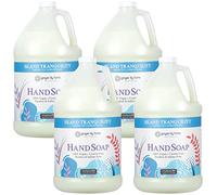 Ginger Lily Farms Botanicals All Purpose Lot de 4 recharges de savon liquide 100 % végétalien et sans cruauté Thé vert citronnelle 1 gallon