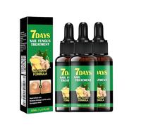 Ginger Nail Repair Nail Support Nail Care,Ginger Nail Growth Serum, 7 Days Nail Fungus Treatment, Nail Strengthener For Damaged Nails, Promotes Healthy Nail Growth (3PC)