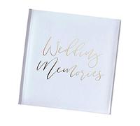 Ginger Ray Album photo de mariage doré 200 pages 10,2 x 15,2 cm