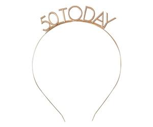 Ginger Ray Bandeau 50ème anniversaire Champagne Doré