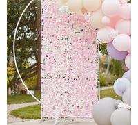 Ginger Ray Carrelage de Feuillage Rose et Blanc « A Touch of Pampas » pour décoration de Mariage - 40 cm x 60 cm