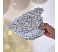 Ginger Ray Chapeau à paillettes orné d'argent pour 40e anniversaire, accessoire portable pour fête jalon, M