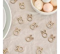 Ginger Ray Confettis en bois pour décoration de table de Pâques Marron