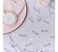 Ginger Ray Confettis Team Bride pour enterrement de vie de jeune fille Rose 14 g