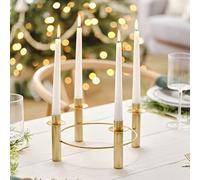 Ginger Ray Décoration de Noël pour Centre de Table Doré 27,6 cm