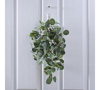 Ginger Ray- Décoration de Porte de Noël à Suspendre, Eucalyptus and White Berries