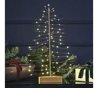 Ginger Ray Décoration de table pour sapin de Noël à LED Doré