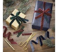 Ginger Ray Étiquettes et ruban en velours pour cadeaux de Noël