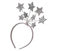 Ginger Ray Girls Blush Pink & Silver Sequin Starlight Headband for Christmas Costume Parties