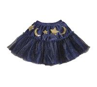 Ginger Ray Girls Navy Velvet Sparkle Wizards Tutu for Halloween Costume Parties Age: 5-7 Years