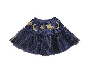 Ginger Ray Girls Navy Velvet Sparkle Wizards Tutu for Halloween Costume Parties Age: 5-7 Years