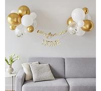 Ginger Ray Hello Baby Kit de décoration avec bannière de ballons « Welcome Home » pour nouveau-né Doré