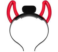 Ginger Ray Light Up Devil Horns Halloween Headband for Costume Parties