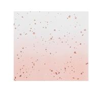 Ginger Ray Lot de 16 serviettes de table en papier couleur or rose ombré