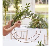 Ginger Ray Lot de 3 anneaux de lustre botaniques à suspendre pour feuillage