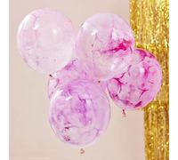 Ginger Ray Lot de 5 ballons de décoration pour mariage Rose
