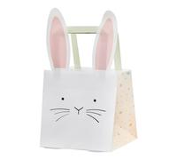 Ginger Ray Lot de 5 Sacs de fête en Papier avec Pieds Amovibles Motif Lapin Pastel