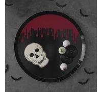 Ginger Ray Lot de 8 assiettes en carton pour fête d'Halloween