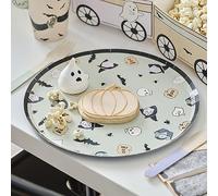 Ginger Ray Lot de 8 assiettes en carton pour Halloween, vampire, sorcière, chauve-souris et crâne Boo