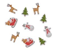 Ginger Ray MLC-120 Confettis de table en papier Motif personnages de Noël Multicolore