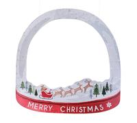 Ginger Ray MLC-146 Cadre photo de Noël pour selfie Motif Snowgobe Multicolore