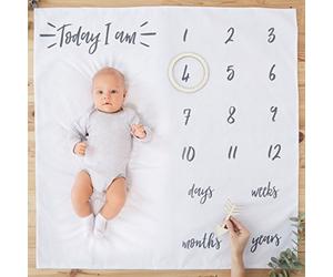 Ginger Ray -OB-129- Décoration - Tapis Milestone « Oh Baby », pour les plus beaux souvenirs!