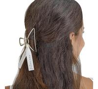 Ginger Ray Pince à cheveux dorée avec ruban « Future Mrs » - Accessoire pour enterrement de vie de jeune fille - 7 cm