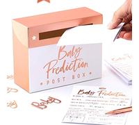 Ginger Ray- Reveal Prediction Box Jeu de fête Twinkle, Rose Gold Baby Shower Gender, doré