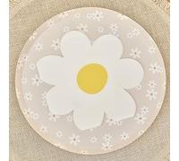 Ginger Ray Serviettes de table en papier en forme de fleurs de marguerite, vaisselle de fête, paquet de 16, Pastel