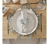 Ginger Ray- Tapis avec Baies Décoration de Table, Foliage Christmas Place, Vert, Large