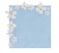 Ginger Ray Spring Ditsy Lot de 16 serviettes en papier Motif floral Multicolore 0,1 x 16,4 x 16,4 cm