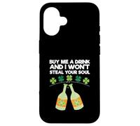 Ginger St. Patrick, Offre-Moi Un Verre et Je ne volerai Pas Ton âme Coque pour iPhone 16