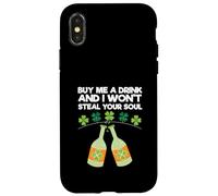 Ginger St. Patrick, Offre-Moi Un Verre et Je ne volerai Pas Ton âme Coque pour iPhone X/XS