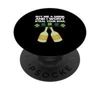 Ginger St. Patrick, Offre-Moi Un Verre et Je ne volerai Pas Ton âme PopSockets PopGrip Adhésif