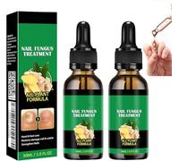 Ginger Traitement des ongles Support pour ongles, Ginger Nail Growth Serum, sérum de croissance des ongles au gingembre, traitement des ongles, huile de soin des cuticules au gingembre (2pcs)