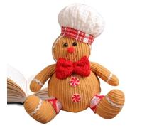 Gingerbread Christmas Ornament - Ginger Man Clay Figurine | Polyester Foam Cute Christmas Gingerbread Pendants | Portable Multifunctional Ginger Bread Decoration for Fireplace Table