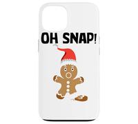 Gingerbread Man Oh Snap Cookie Christmas Stocking Stuffer Coque pour iPhone 13