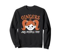 Gingers are People Too Kids Girls Funny Gingers Meme Redhead Sweatshirt