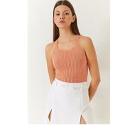 Gingham Print Fitted Crop Top S/M
